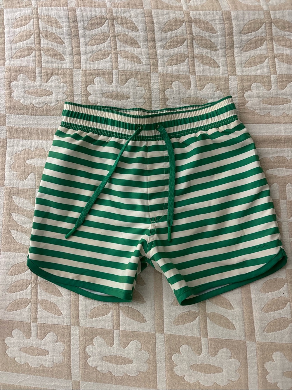 Boys Minnow Swim Striped Boardies 6/7